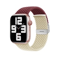 2สี สายยืดเเท้ สายนาฬิกา สําหรับ Apple Watch Ultra 2 iWatch Series 9 8 7 6 5 4 SE2 สายนาฬิกาข้อมือไน