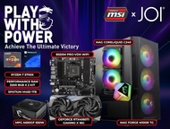 JOI GAMING PC POWERED BY MSI ( RYZEN 7 5700X, 16GB, 1TB, RTX4060TI 16GB, W11P )