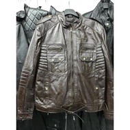 100%original Leather Jacket Casual Korean Style Motorcycle Biker Jacket Fashion Jacket For Men Jaket