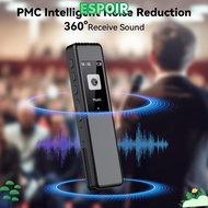 IESPOIRHA Digital Voice Recorder Pen, Portable 1536Kbps Recording MP3 Player, Max Support 128GB Card
