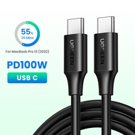 UGREEN 100W USB C to USB C Cable PD Fast Charging Cable 5A 100W Type C Cable for MacBook iPad Pro