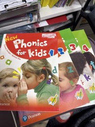 Pearson New Phonics for Kids 1 2 3 4兒童英語教材