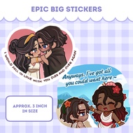 [Kaeriruu] EPIC THE MUSICAL - Big Stickers Penelope " Over Again" & Calypso "Anyways"