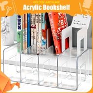 1Pc (32cm) Desktop Book Stand Acrylic Book Stand Baffle Book Clip Stand Storage Book Display Stand