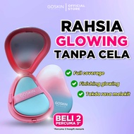 GOSKIN CUSHION FOUNDATION Glow Perfect Full Coverage 15g mesra wuduk
