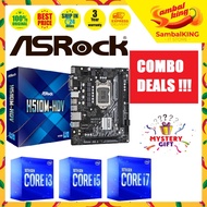 [Ready Stock] ASROCK H510M-HDV MOTHERBOARD INTEL CPU COMBO PROMO I3-10100F I5-10400F I7-10700F I7-10700K