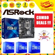 [Ready Stock] ASROCK H510M-HDV MOTHERBOARD INTEL CPU COMBO PROMO I3-10100F I5-10400F I7-10700F I7-10