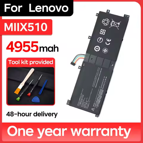 BNN New MIIX510 Laptop Battery 510-12ISK Pro 520-12IKB for Lenovo IdeaPad BSNO4170A5-AT 5B10L68713 B