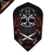 CUESOUL 3PCS Dart Flights Skull Color Long Shape Flights Dart Accessories