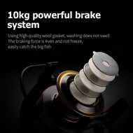 Hot Deals Becky Fishing Reel He1000-7000 Series Drag 30Kg Metal Spinning Wheel Fishing Rod