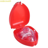 CODECOVEI CPR Breathing Mask, One-way Valve Tools Reuseable Artificial Respiration Mask, for Cpr Bre