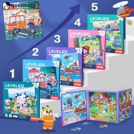 QUENNA Portable Magnetic Puzzle Book Vehicle Ocean Dinosaur Jigsaw Montessori Early Education Travel