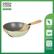 Chảo Thép Sâu Chống Dính 28 cm Green cook GCW257-28IH - Hàng Chính Hãng Green Cook