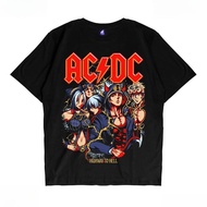 Limited Edition | ACDC x JoJo’s Bizarre Adventure Crossover Cotton T‐Shirt – Soft & Comfy, S‐5XL