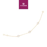 HABIB Fresh Water Pearl Bracelet in 750/18K Yellow Gold SES183916