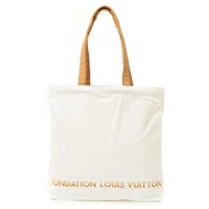 Louis Vuitton LV 限量版博物館基金會帆布袋 白色/ 平行輸入
