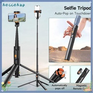 HECCEHZP Selfie Stick Tripod, Auto Pop-Up Extendable Bounce Selfie Stick, Portable 360° Rotation Uni
