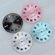 24.5mm Women's Datejust Watch Dial Roman Nail Watch Accessories for NH05 Movement