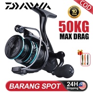DAIWA 2025 NEW Fishing Reel Spinning reel Mesin Pancing 50kg Drag Fishing Reel Fishing Double Spool