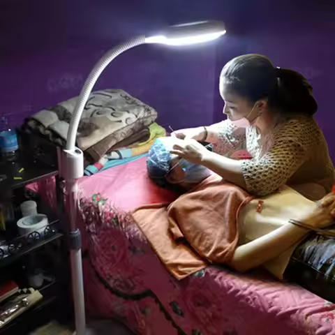 LED beauty comb makeup mirror tattoo lamp no shadow cold light stepless dimmable nail beauty eyelash