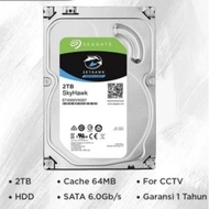 Hardisk/hdd 2tb Seagate Skyhawk 3.5" for cctv dvr nvr