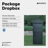 Kotak Paket dan surat Kapao tempat simpan paket - Hitam depan Murah