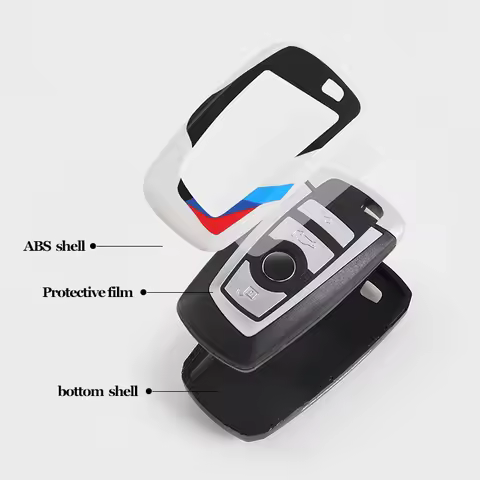 BMW Key F30 Cover ABS+TPU For BMW F30 F20 F10 F18 F22 F01 X3 X4 F06 F02 M3 M5 Car Key Cover Case She