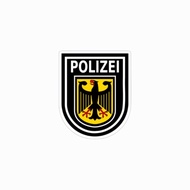 Sticker Polizei federal police germany logo