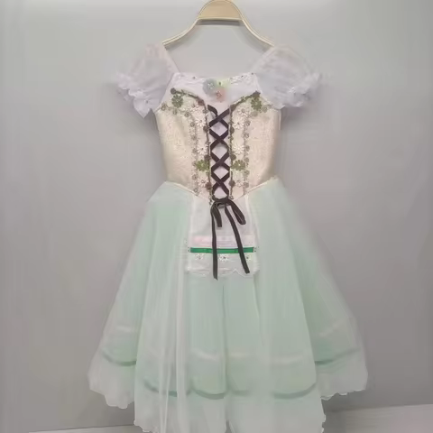 Giselle ballet skirt farmer variations long dress high-end private custom adult children royal blue 