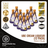 Ube Cream Liqueur 700ml 17% ABV - 12 Pack  | Destileria Barak