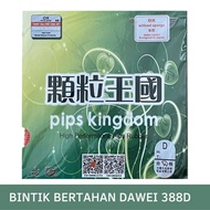 Dawei 388D Rubber Bat Spots Lasts Table Tennis Pingpong Bet Rubber Without Sponge OX