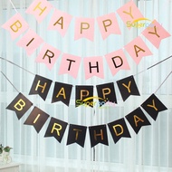 HAPPY BIRTHDAY BANNER BIRTHDAY BANNER/ HAPPY BIRTHDAY FLAG/ HAPPY BIRTHDAY WRITING BANNER/