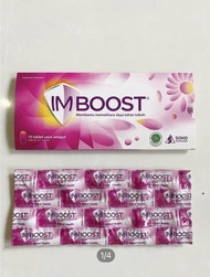 Imboost Dewasa Vitamin Obat Daya Tahan Tubuh Imun Tablet Strip Isi 10 Pcs