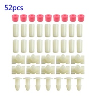 [GO]52 Clamps  Grommets Door Gasket Strip Trim Clips Set For Mercedes  W123