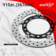 [ FLOATING BRAKE DISC ROTOR  ] SCK RACING 267MM / 300MM *** 5 SCREW HOLE PNP  *** Y15 / Y16