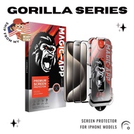 FRESCO GORILLA Clear/Privacy Tempered Glass Screen Protector for iPhone 17 16 15 14 13 12 11 Pro Max