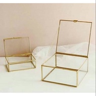 Boxhampers glass box, glass box, terrarium T6cm x 12 x 12cm