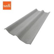 กระเบื้องหลังคา ลอนคู่ ตราเพชร 0.5x50x120 ซม. สีธรรมชาติ (1109596)