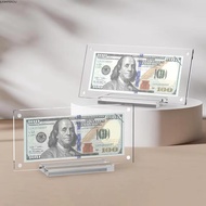 JUNMPER2R Dollar Bill Picture Frame Holder, Transparent  Acrylic Acrylic Display Frame, Commemorativ