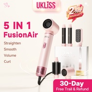 Ukliss Hair Dryer Brush 5 In 1 Multifunctional Comb Automatic Styler Hair Curler Straightener 630 Mi