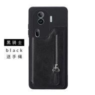 Oppo RENO14 Phone Case Silicone Wallet Style with Card Holder Zipper Design Protective Cover for REN
