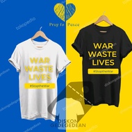 Baju Kaos Stop War Rusia Ukraina- Tshirt Stop War Rusia Ukraina Type 6