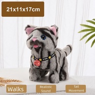 WITAKEY My Realistic Robot Cat, Tail Wagging Barking Simulated Robot Puppy Cat, Fashion Soft Stuffed