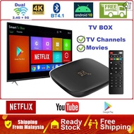 【Shipping From Malaysia】D9 TV Box 4k 2.4G/5G 8GB+128GB Android Smart Digibox TV Box For TV HD Wifi Box For Non Smart TV