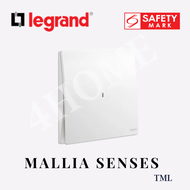 Legrand Mallia Senses 20A 2Gang 1Gang 2Way Double Pole Switch Champagne Dark Silver Black White GSE