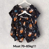 FITS 70-85KG PREMIUM RAYON BALI CLOTHES SET FIT TO 3XL ST/F REAL PICT