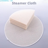 [ISHOWMAL-SG]Round Pure Cotton Steamer Cloth 5Pcs 26 60cm Perfect for Steaming For Dumplings-New In 1-