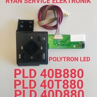 TOMBOL POLYTRON PLD 40B880 40T880 40D880 LED TV BUTTON SENSOR