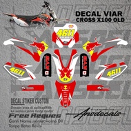 Stickers Cross X 100Viar Mini Trail Stickers Cross X 100 New Mini Trail Stickers