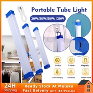 30W 60W 80W LED Light Emergency Night Light USB Rechargeable Emergency Lamp Portable Lampu Bateri Li
